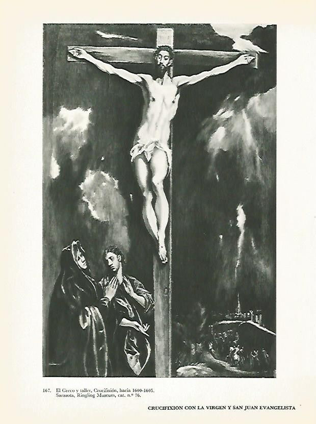 LAMINA 2028: El Greco y taller. Crucifixion