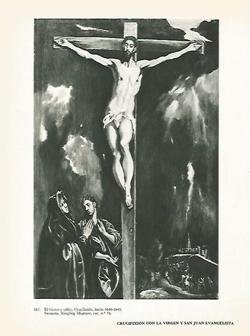 LAMINA 2028: El Greco y taller. Crucifixion