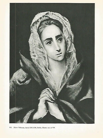 LAMINA 2037: EL GRECO. Mater Dolorosa