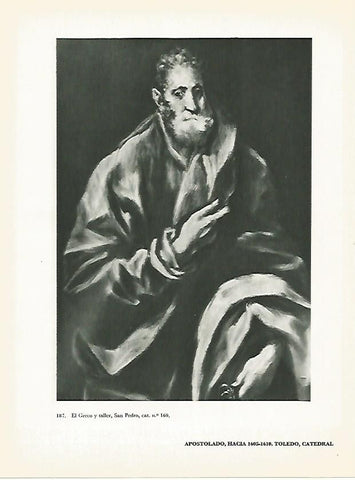 LAMINA 2038: El Greco y taller. San Pedro