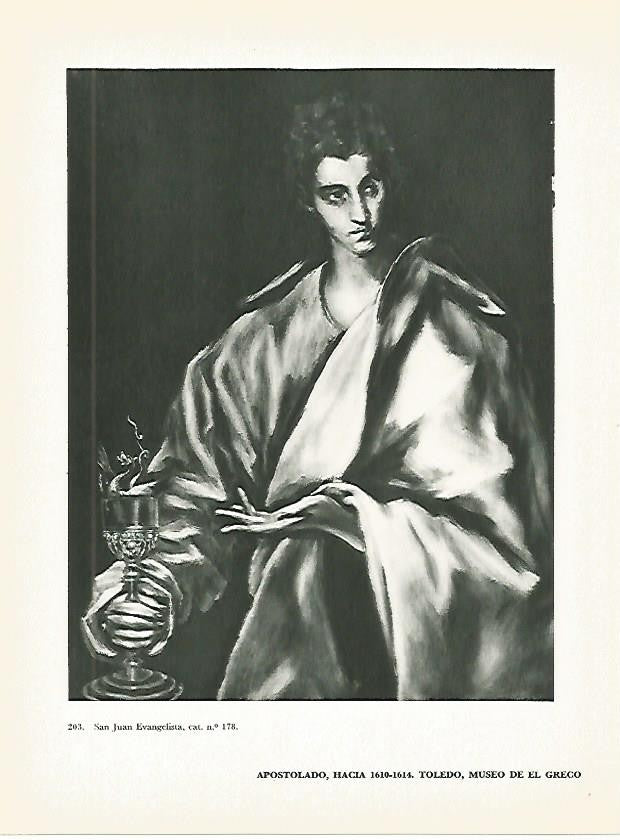 LAMINA 2046: EL GRECO. San Juan Evangelista