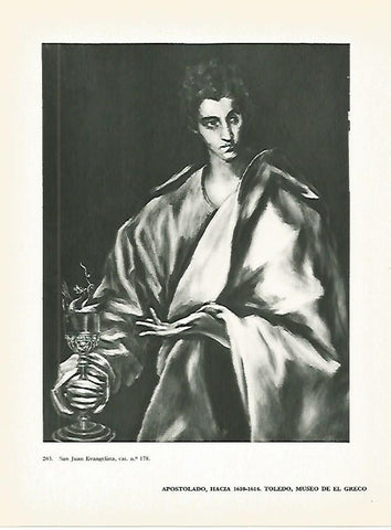 LAMINA 2046: EL GRECO. San Juan Evangelista