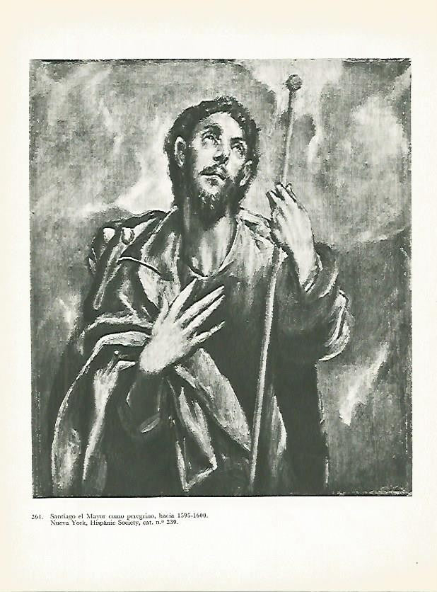 LAMINA 2075: EL GRECO. Santiago el Mayor como peregrino