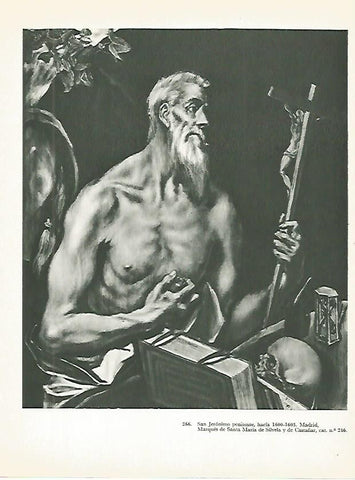 LAMINA 2078: EL GRECO. San Jeronimo penitente