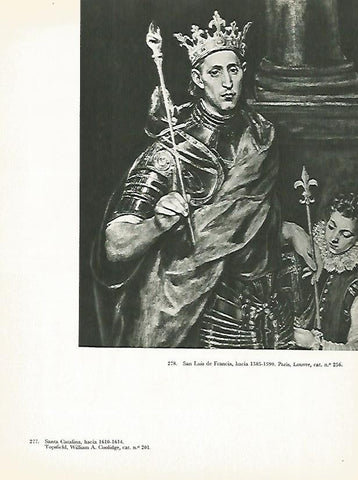 LAMINA 2084: EL GRECO. San Luis de Francia