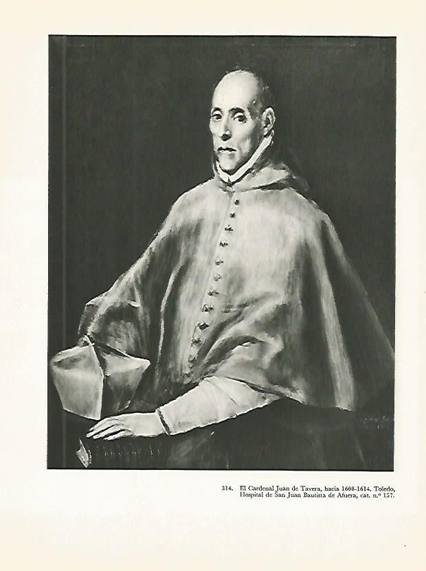 LAMINA 2100: EL GRECO. Cardenal Juan de Talavera