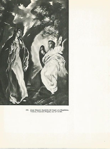 LAMINA 2101: JORGE MANUEL. Aparicion del Angel a la Magdalena