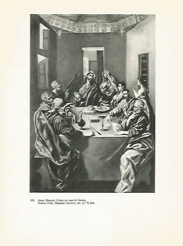LAMINA 2102: JORGE MANUEL. Cristo en casa de Simon