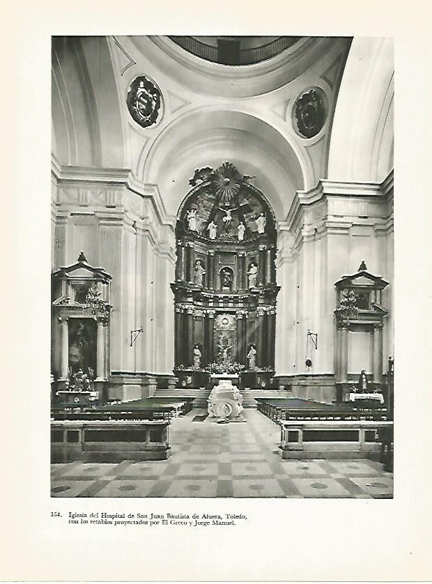 LAMINA 2113: TOLEDO. Iglesia del Hospital de San Juan Bautista de Afuera