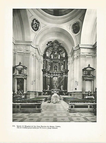 LAMINA 2113: TOLEDO. Iglesia del Hospital de San Juan Bautista de Afuera