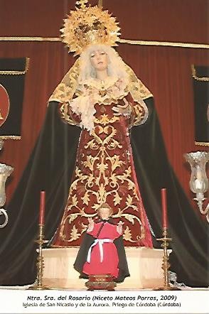 POSTAL 54197: Nuestra Señora del Rosario. Priego de Cordoba Cordoba