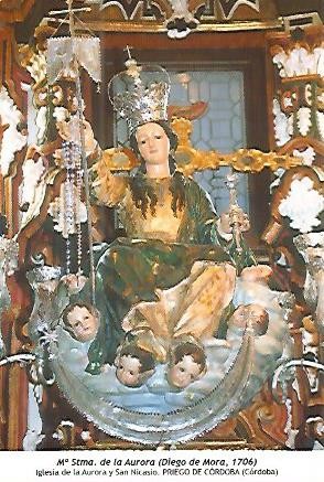 POSTAL 54198: Maria Santisima de las Mercedes. Priego de Cordoba Cordoba
