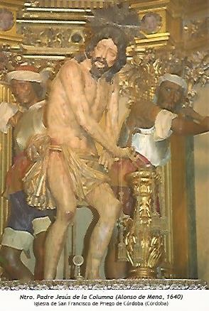POSTAL 54210: Padre Jesus de la Columna de Alonso de Mena 1640. Priego de Cordoba Cordoba