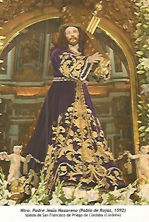 POSTAL 54211: Padre Jesus Nazareno de Pablo de Rojas 1592. Priego de Cordoba Cordoba