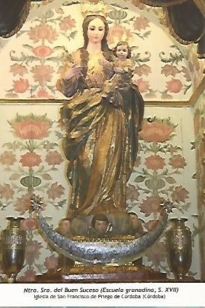 POSTAL 54217: Nuestra Señora del Buen Suceso. Priego de Cordoba Cordoba