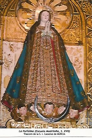 POSTAL 54240: La Purisima. Catedral de Murcia