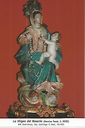 POSTAL 54248: La Virgen del Rosario. Dominicas de Toledo