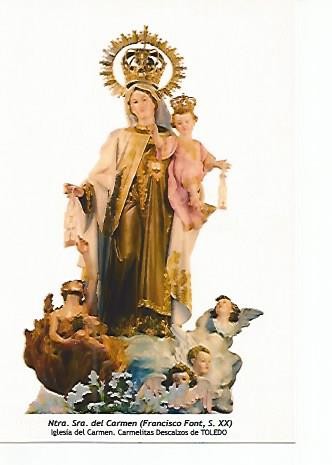 POSTAL 54251: Nuestra Señora del Carmen. Carmelitas Descalzos de Toledo
