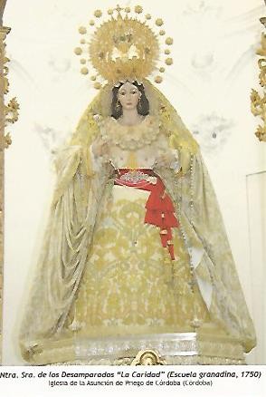 POSTAL 54254: Nuestra Señora de los Desamparados La Caridad. Priego de Cordoba Cordoba