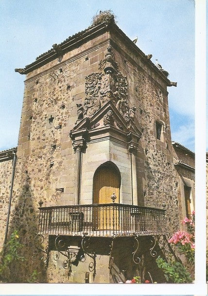 Postal 046874 : Caceres. Palacio de Godoy. Balcon