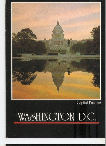 Postal 046884 : Capital Building in early morning sunrise Washington D.C.