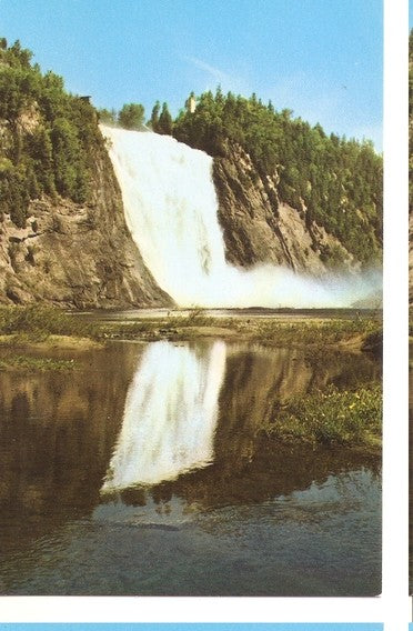 Postal 046886 : The magnificent Falls of Montmorency. Quebec - Canada