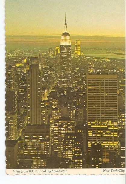 Postal 046906 : View from R.C.A. Looking Southwest New York City