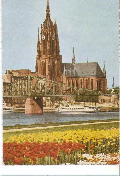 Postal 046909 : Frankfurt am Main. Main river and Cathedral