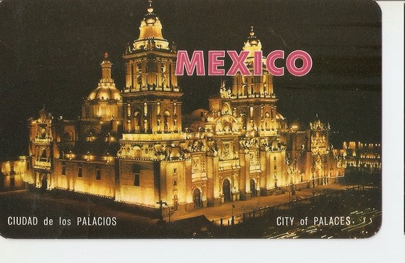Postal 046933 : La Catedral de Mexico. Mexico D.F.