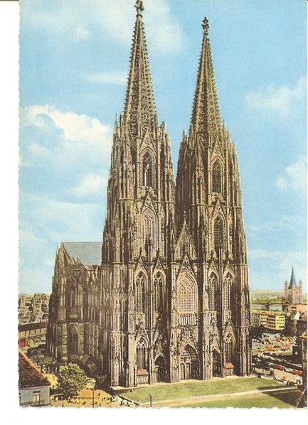 Postal 046943 : Cologne on the Rhine - The Cathedral form the West