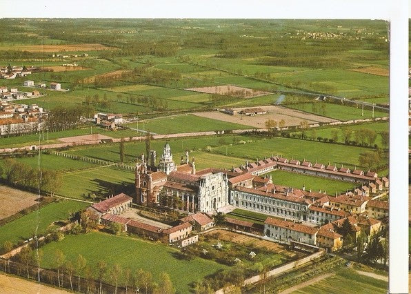 Postal 046952 : Certoda di Pavia. General view from the airplane