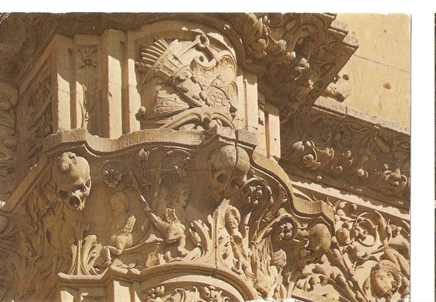 Postal 046961 : Salamanca. Fachada de la Unicersidad. Detalle. La rana