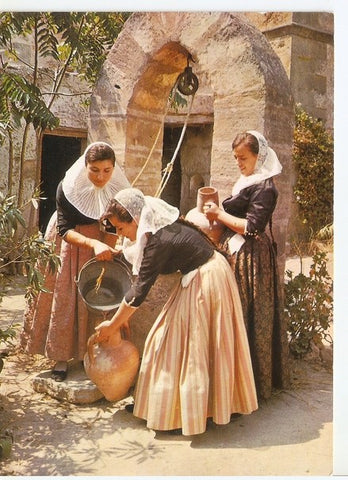 Postal 046966 : Son Servera (Mallorca). Escena tipica