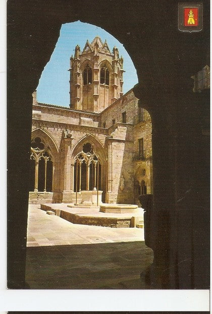 Postal 047033 : Vallbona de las Monjas (Lerida). Claustro y Campanario
