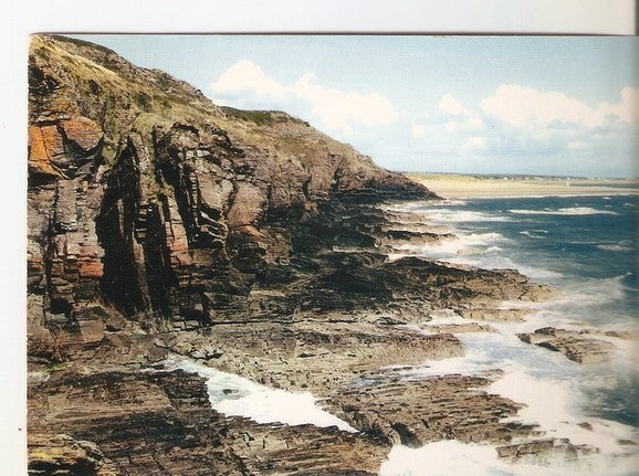 Postal 047051 : Carteret (Manche). La roche du diable et les rochers du cap.