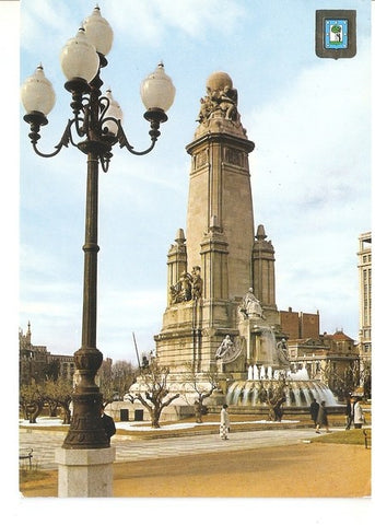 Postal 047097 : Madrid. Plaza de España. Monumento a Cervantes
