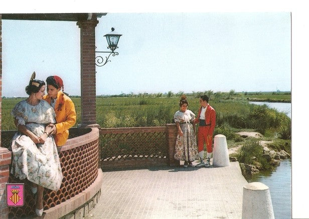Postal 047161 : Valencia. Parejas tipicas