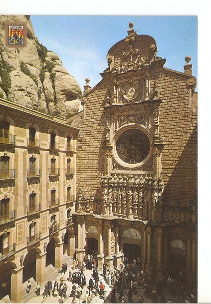 Postal 047169 : Montserrat. Atrio de la Basilica