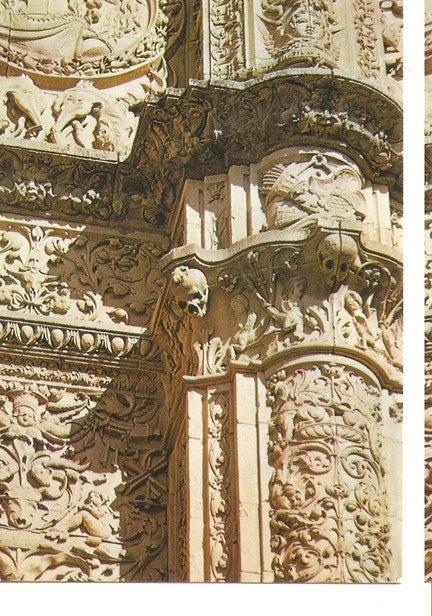 Postal 047170 : Salamanca. Detalle Fachada Universidad (Rana)
