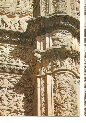 Postal 047170 : Salamanca. Detalle Fachada Universidad (Rana)