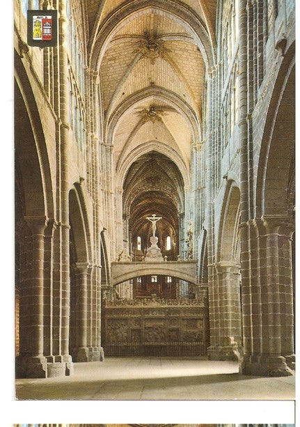 Postal 047171 : Avila. Catedral (Interior)