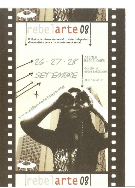 Postal 047190 : Rebelarte08. ateneu Barcelones