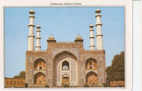 Postal 047245 : Gateway Akbars Tomb Agra - India
