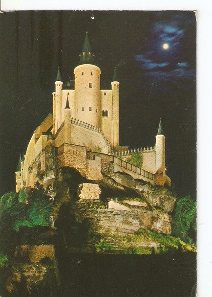 Postal 047254 : Segovia. Alcazar. Aspecto nocturno