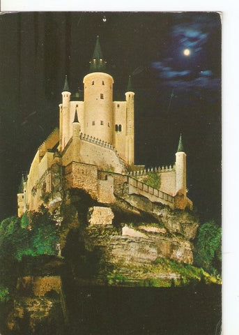 Postal 047254 : Segovia. Alcazar. Aspecto nocturno