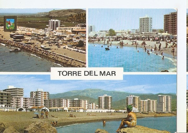 Postal 047287 : Torre del Mar (Costa del Sol). Detalle de las playas