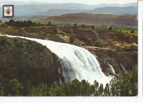 Postal 047297 : Pirineu Catala (Lleida). El Pallars. Talarn. Llac Sant Antoni. Cascada