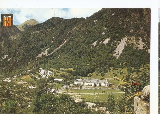 Postal 047299 : Pirineu Catala (Lleida). Vall de Bohi. Caldas de Bohi. Balneari. Vista general