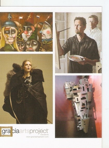 Postal 047324 : Graciaartsproject - Barcelona. Exposicio: Germans de Bie