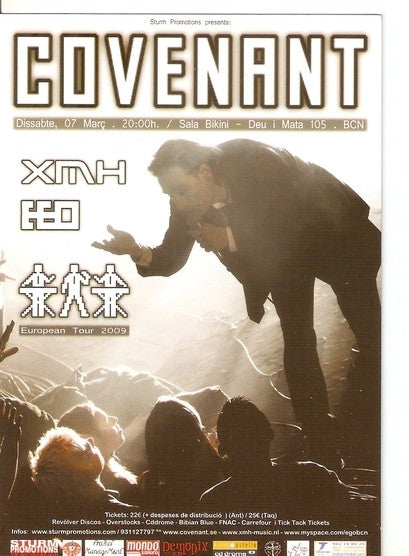 Postal 047327 : Covernant. European Tour 2009